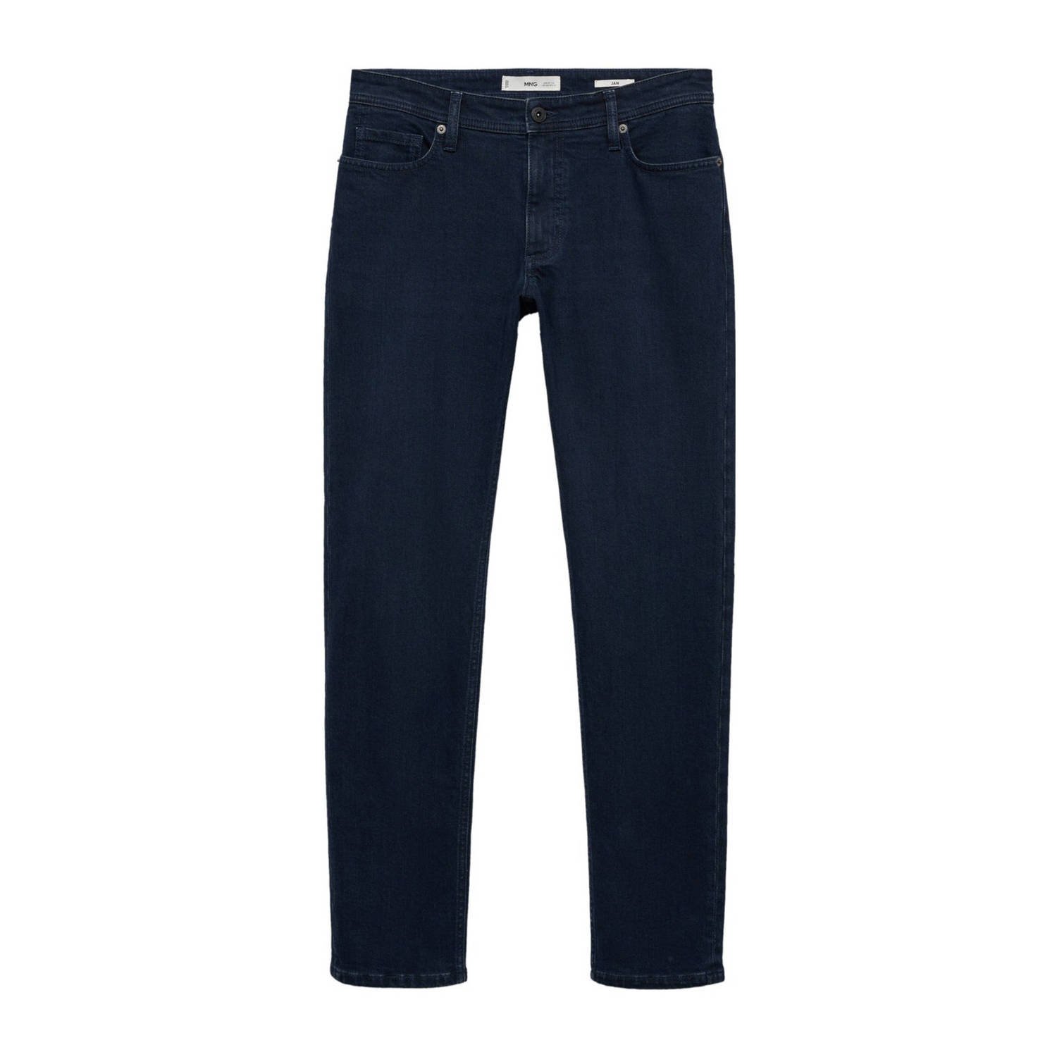 Mango Man slim fit jeans changeant blauw