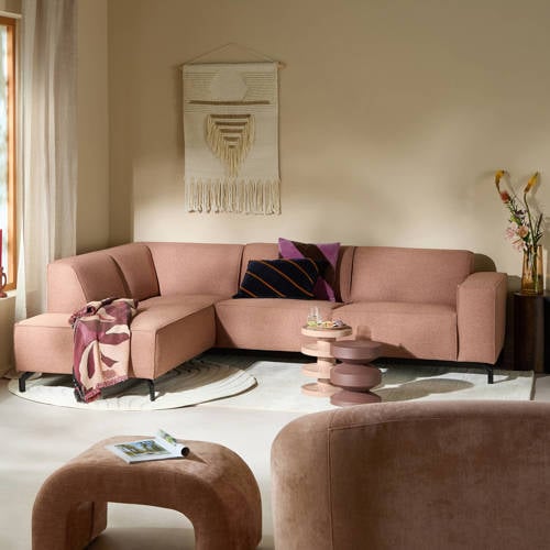 NOUS Living hoekbank links Brent - Roze
