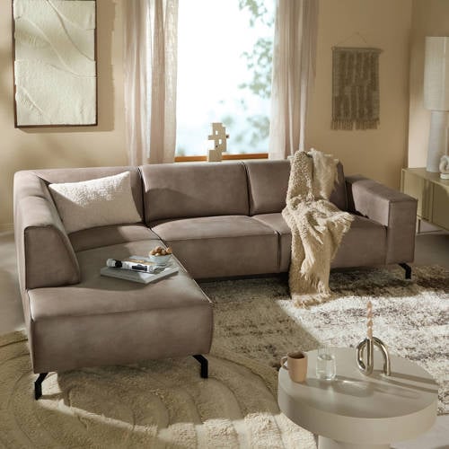 Wehkamp NOUS Living hoekbank links Brent aanbieding