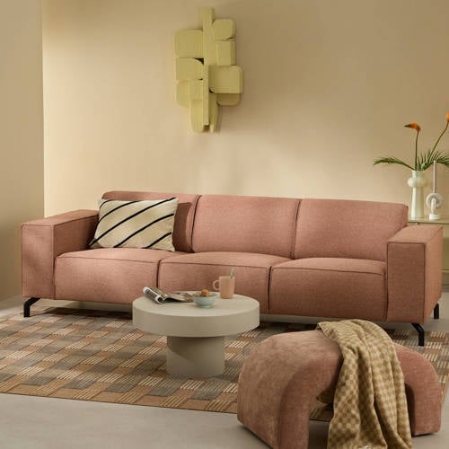 NOUS Living 3-zitsbank Brent - Roze