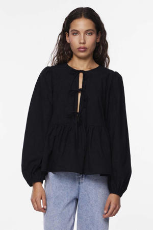 blousetop zwart