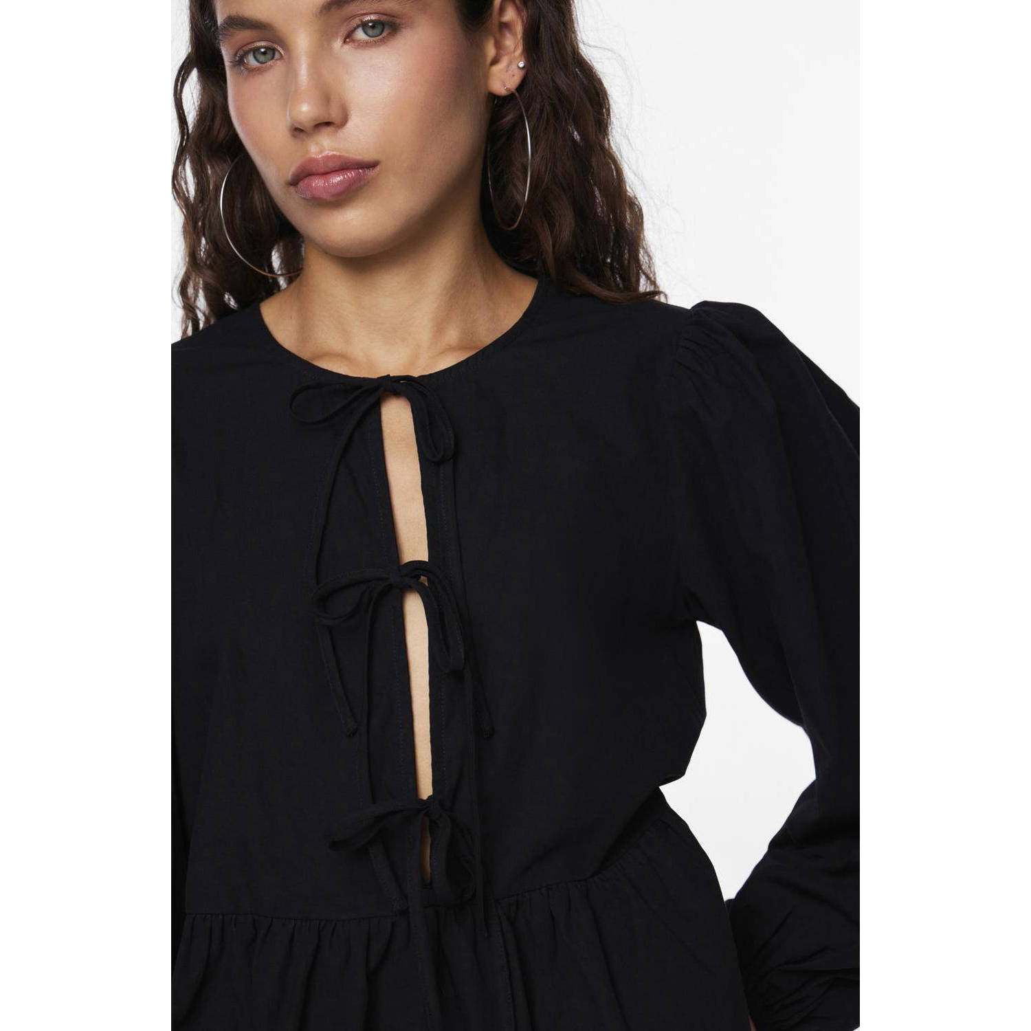 PIECES blousetop zwart