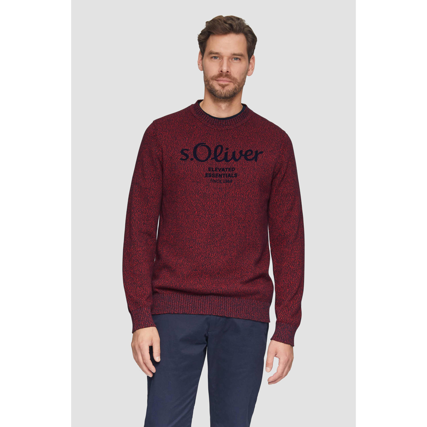 s.Oliver gebreide trui rood