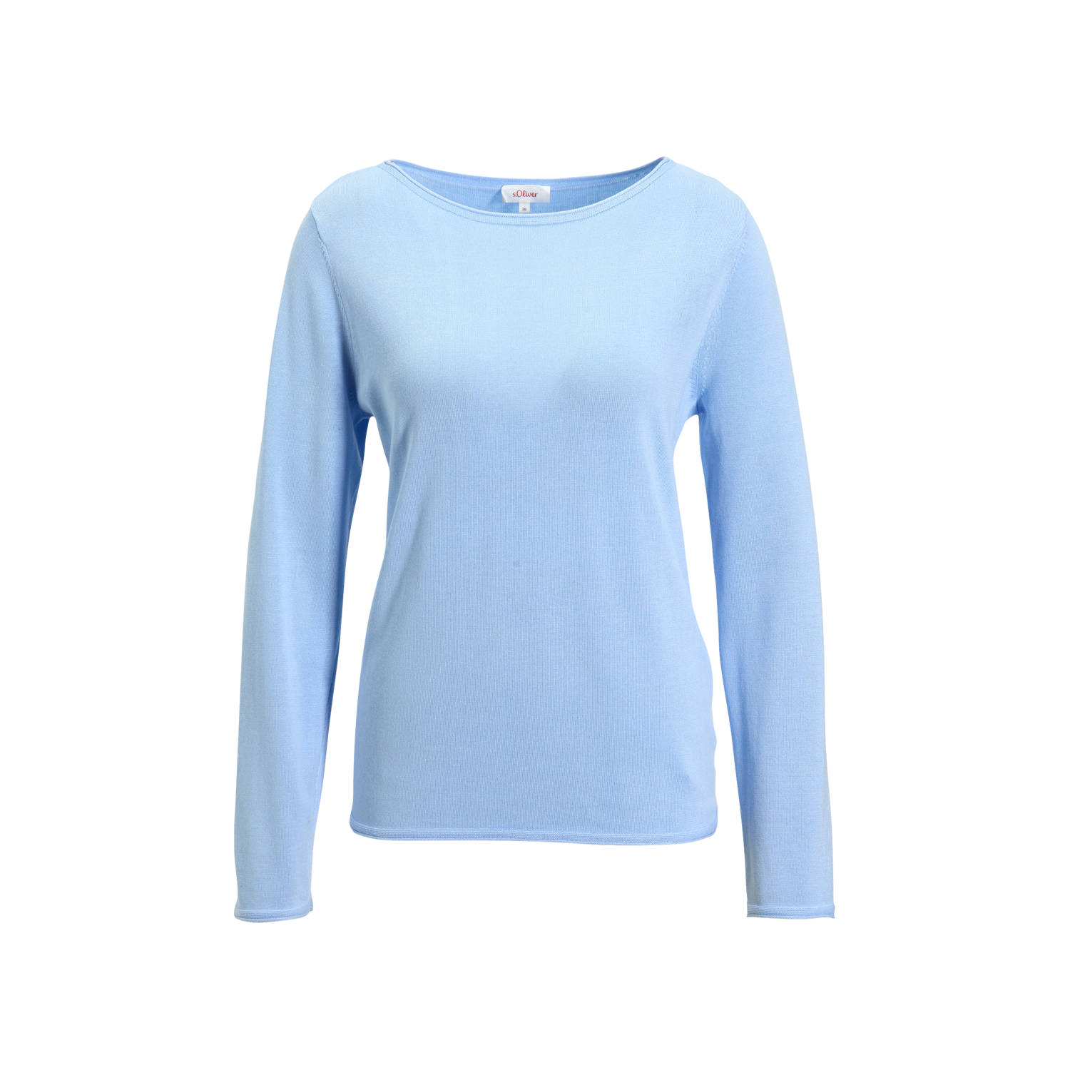 S.Oliver RED LABEL Regular fit fijngebreide pullover met rolrand