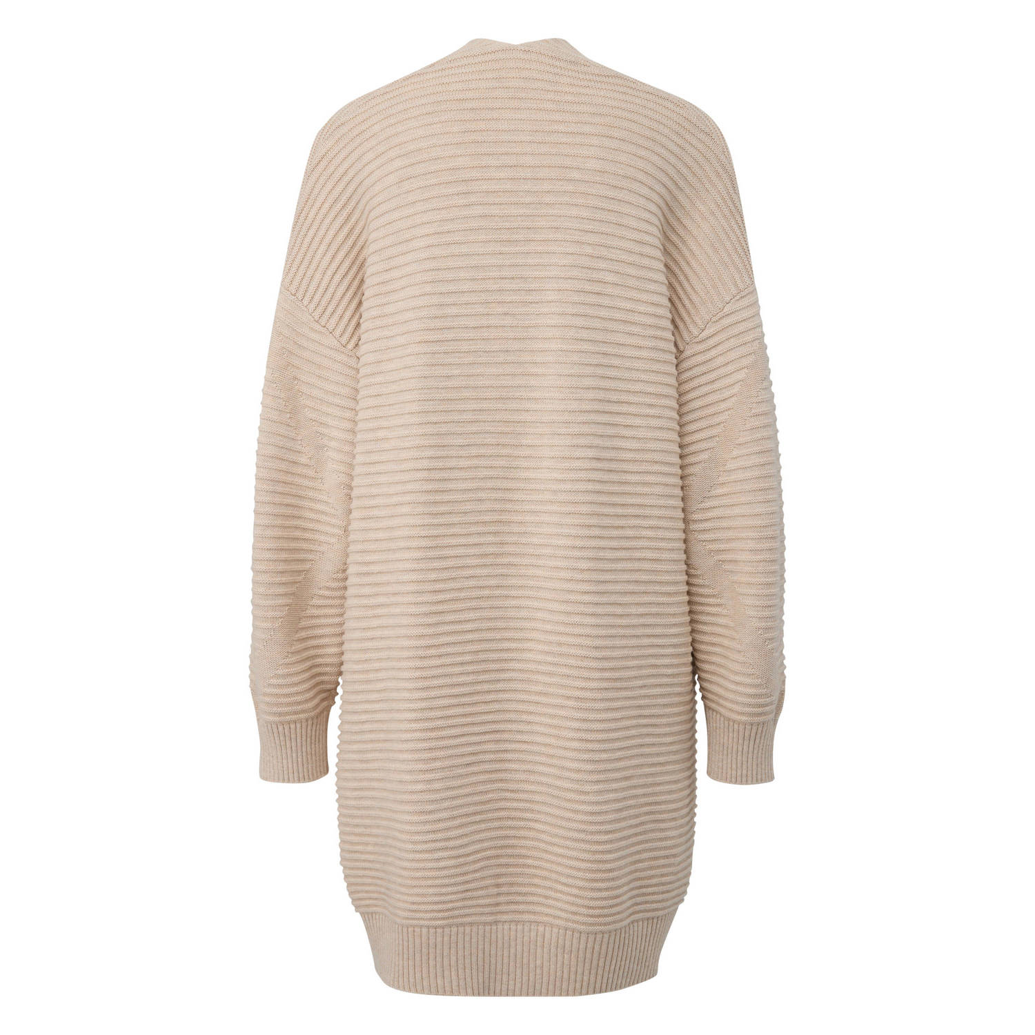 s.Oliver ribgebreid vest beige