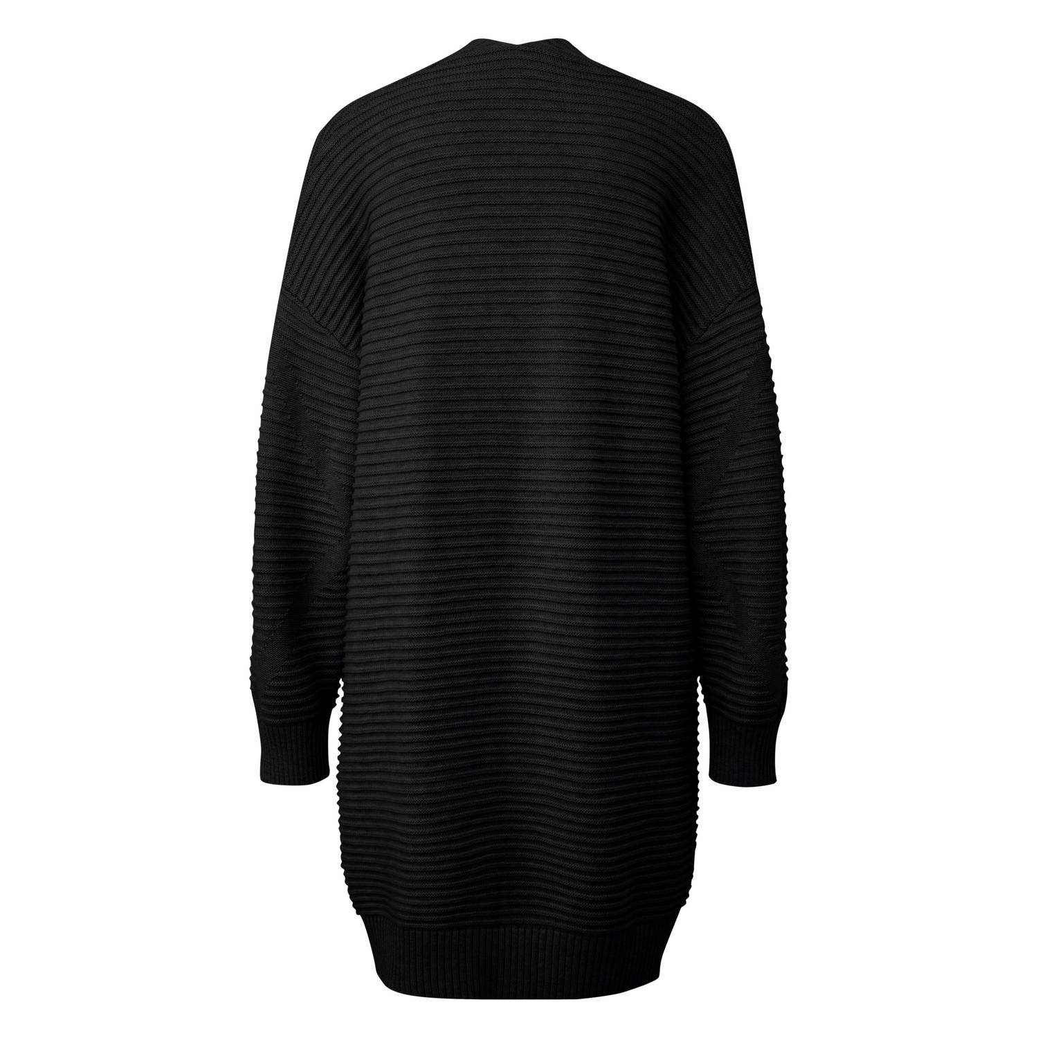 s.Oliver ribgebreid vest zwart