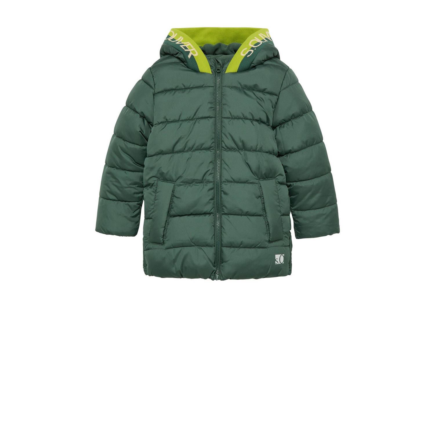 S.Oliver RED LABEL Straight fit gewatteerd jack met contraststrepen