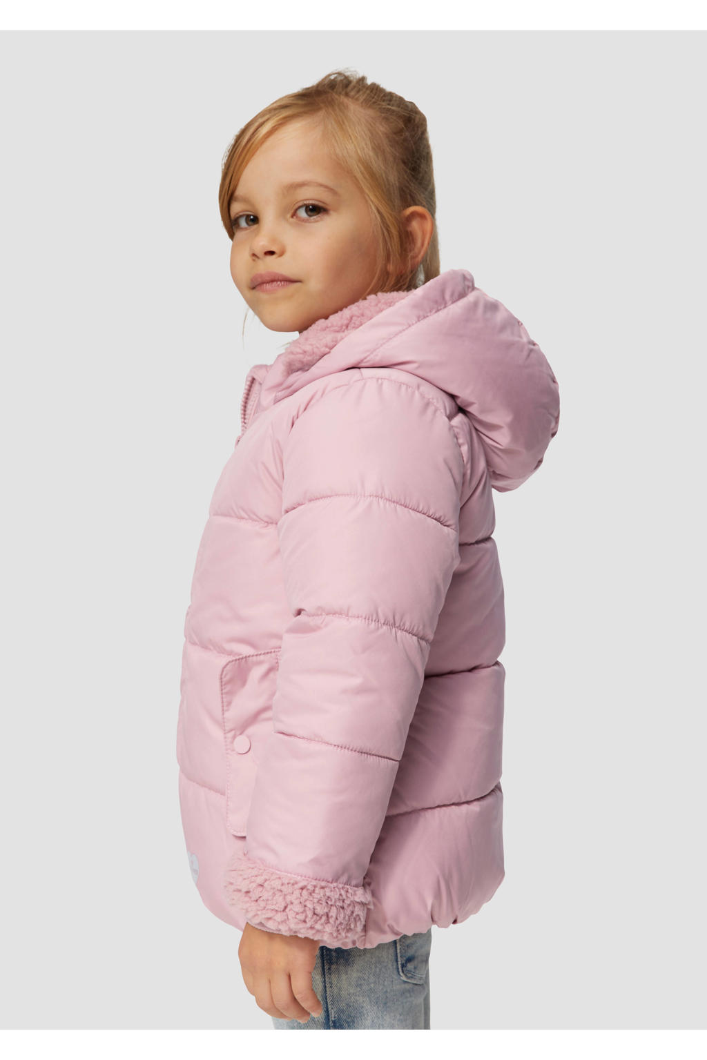 s.Oliver baby gewatteerde winterjas roze