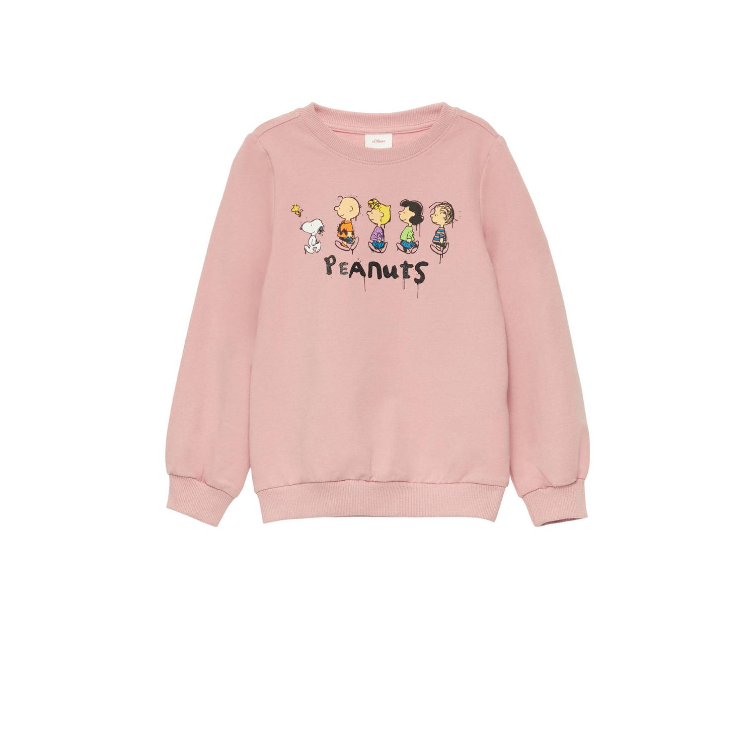 s.Oliver snoopy sweater roze