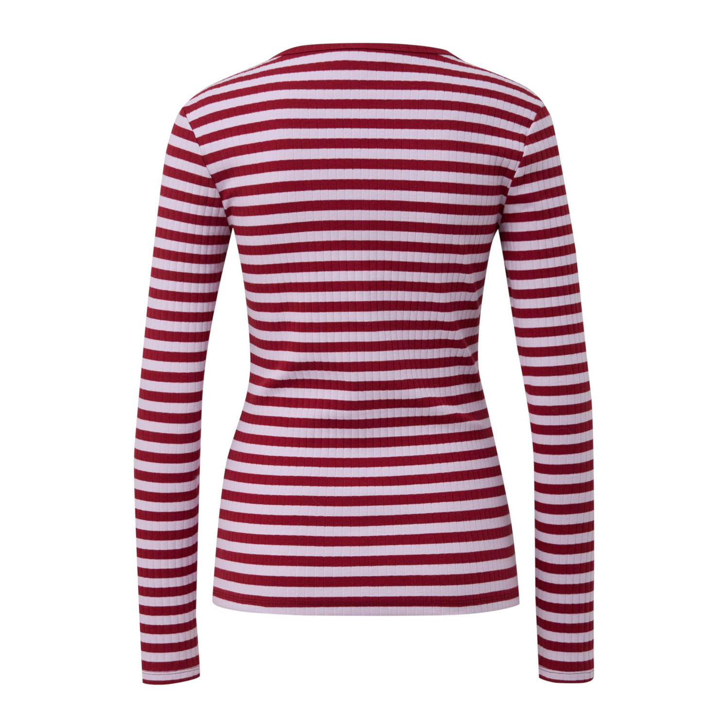 s.Oliver gestreepte top rood