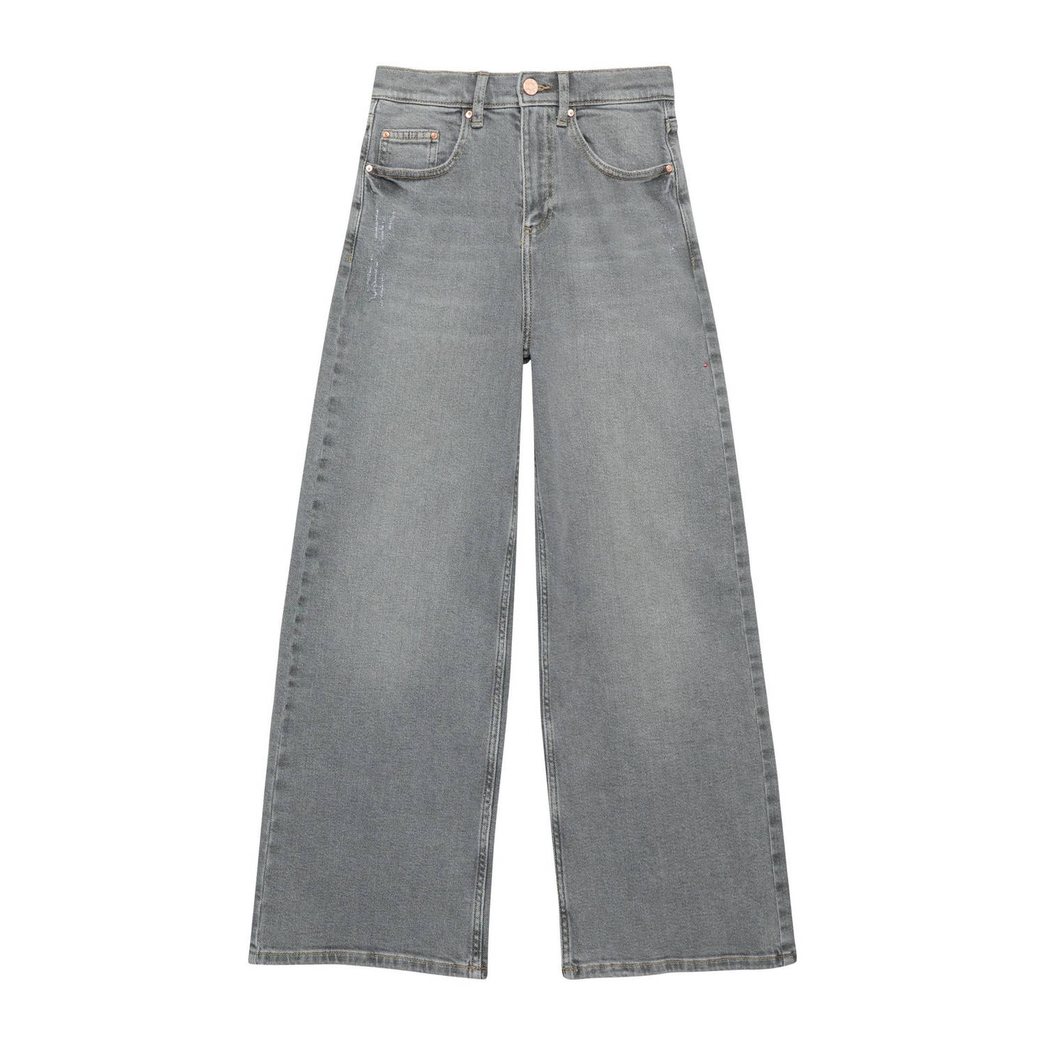 s.Oliver high waist wide leg jeans grey denim