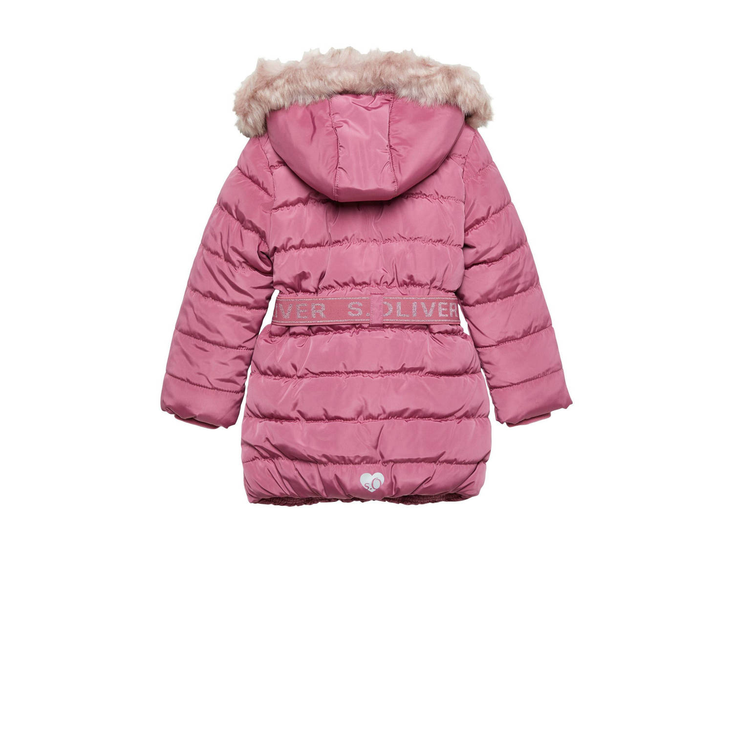 s.Oliver gewatteerde winterjas roze
