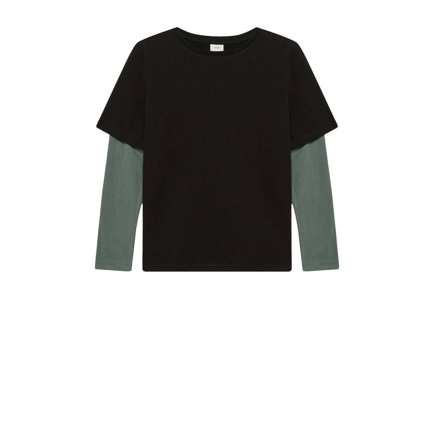 S.Oliver longsleeve zwart