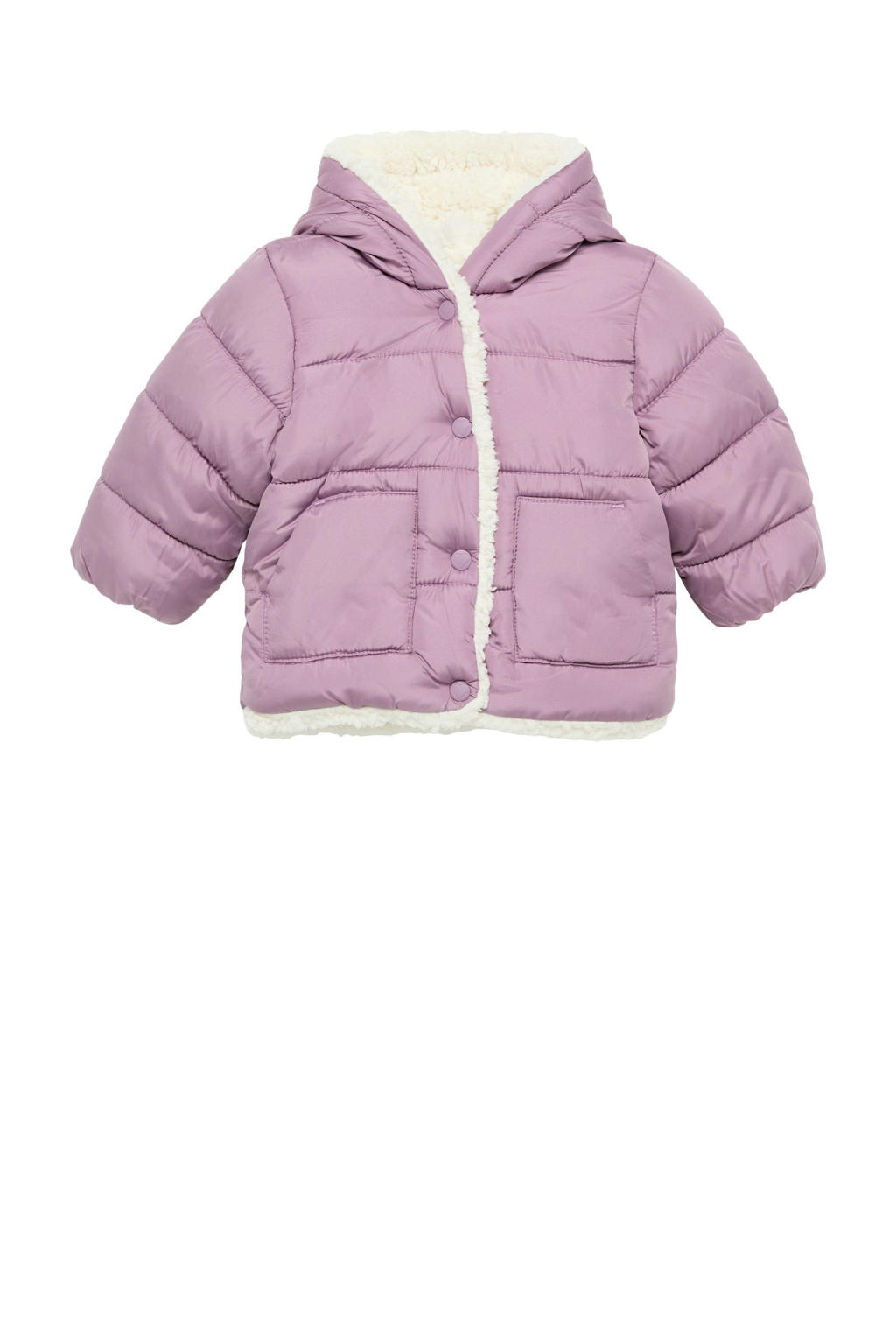 S.Oliver Baby-Mädchen Daunenmantel - Gesteppter Wintermantel Mit Stehkragen