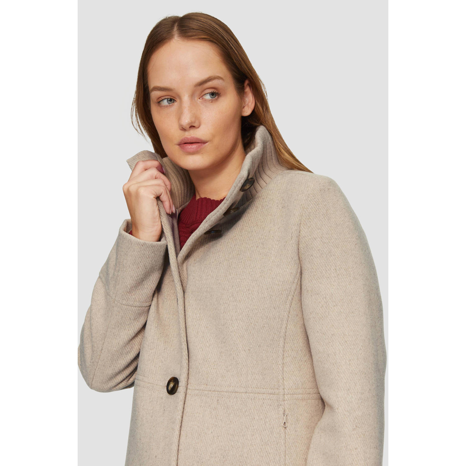 S.Oliver jack met wol beige