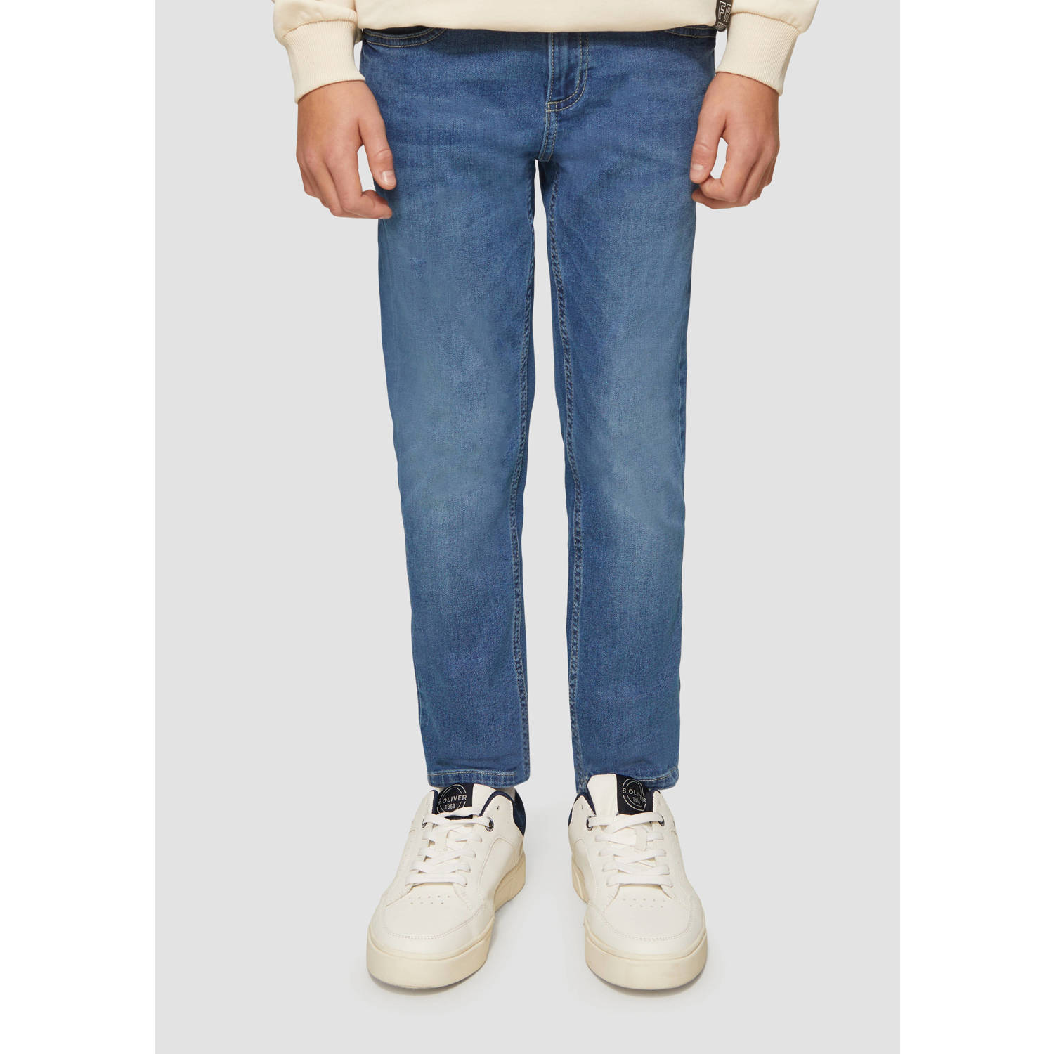 s.Oliver regular fit jeans medium blue denim