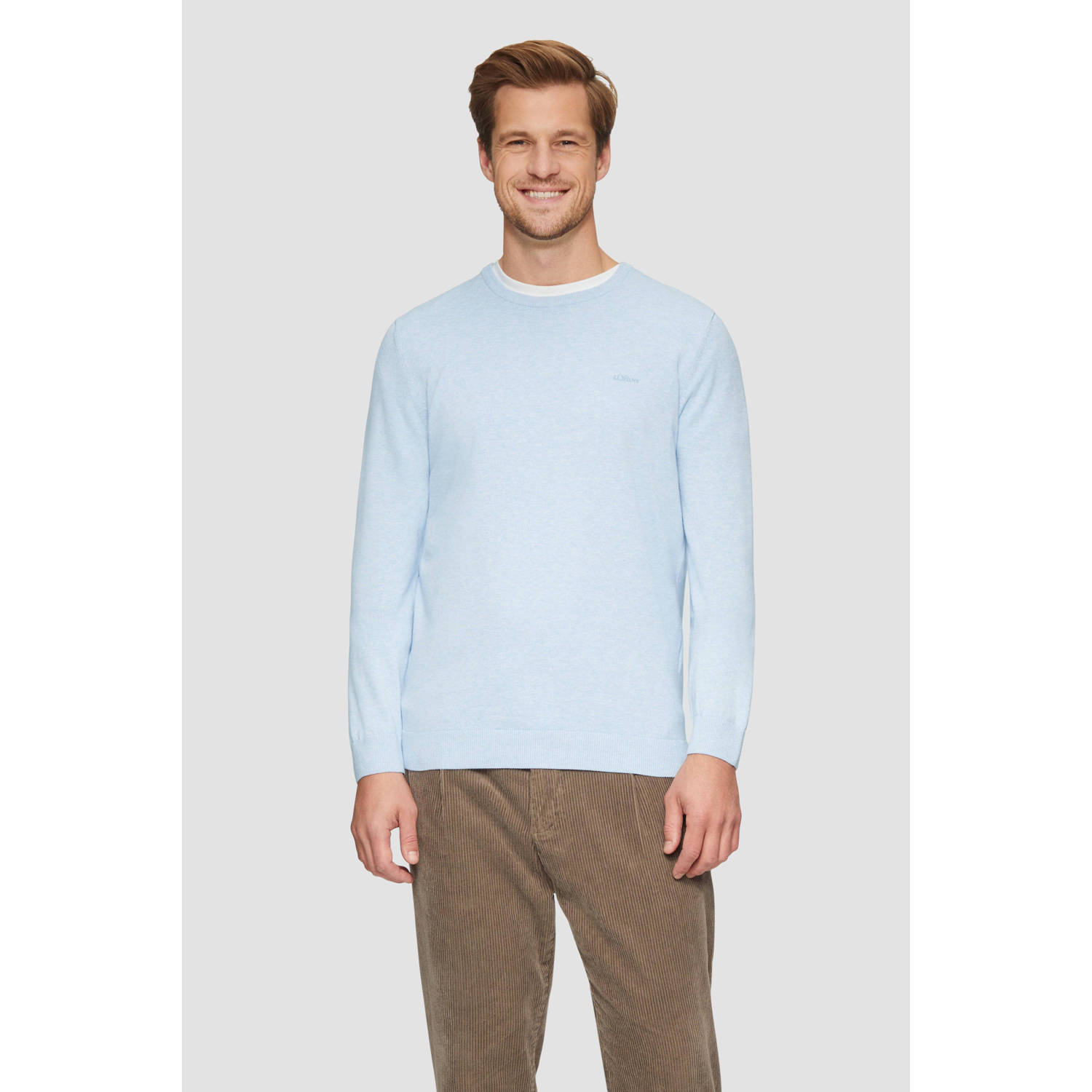 S.Oliver pullover lichtblauw