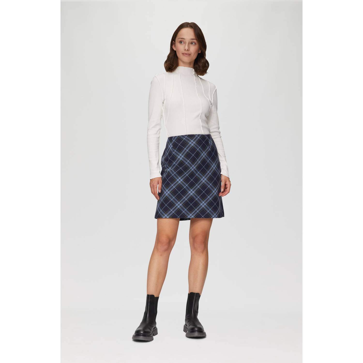 s.Oliver korte rok donkerblauw