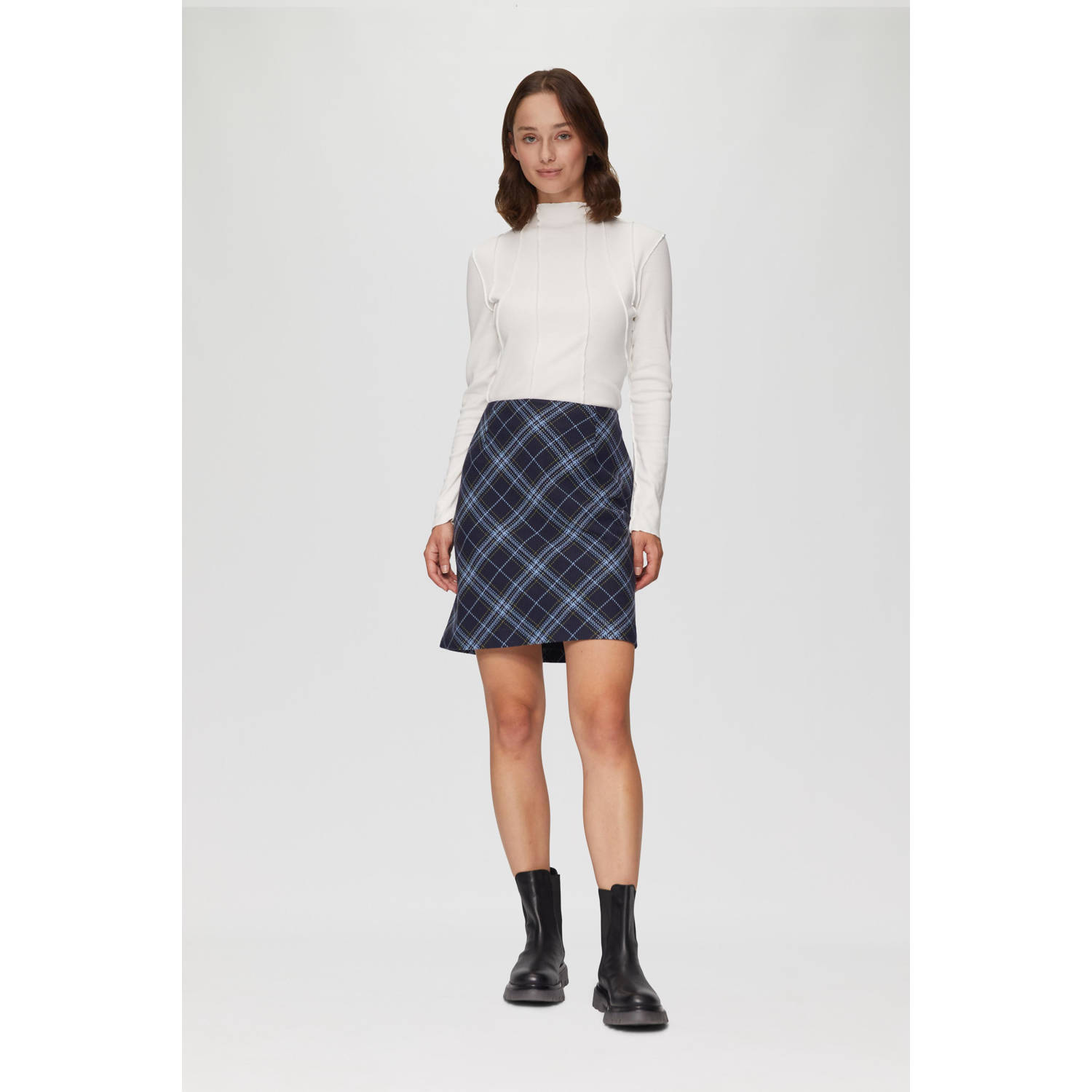 s.Oliver korte rok donkerblauw
