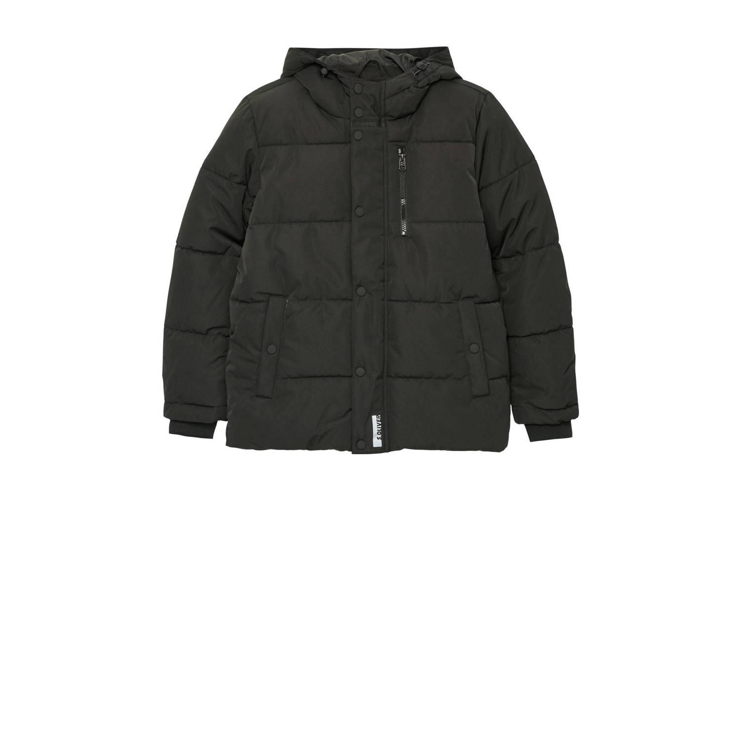S.Oliver RED LABEL Regular fit gewatteerd jack met capuchon en verstelbare zoom