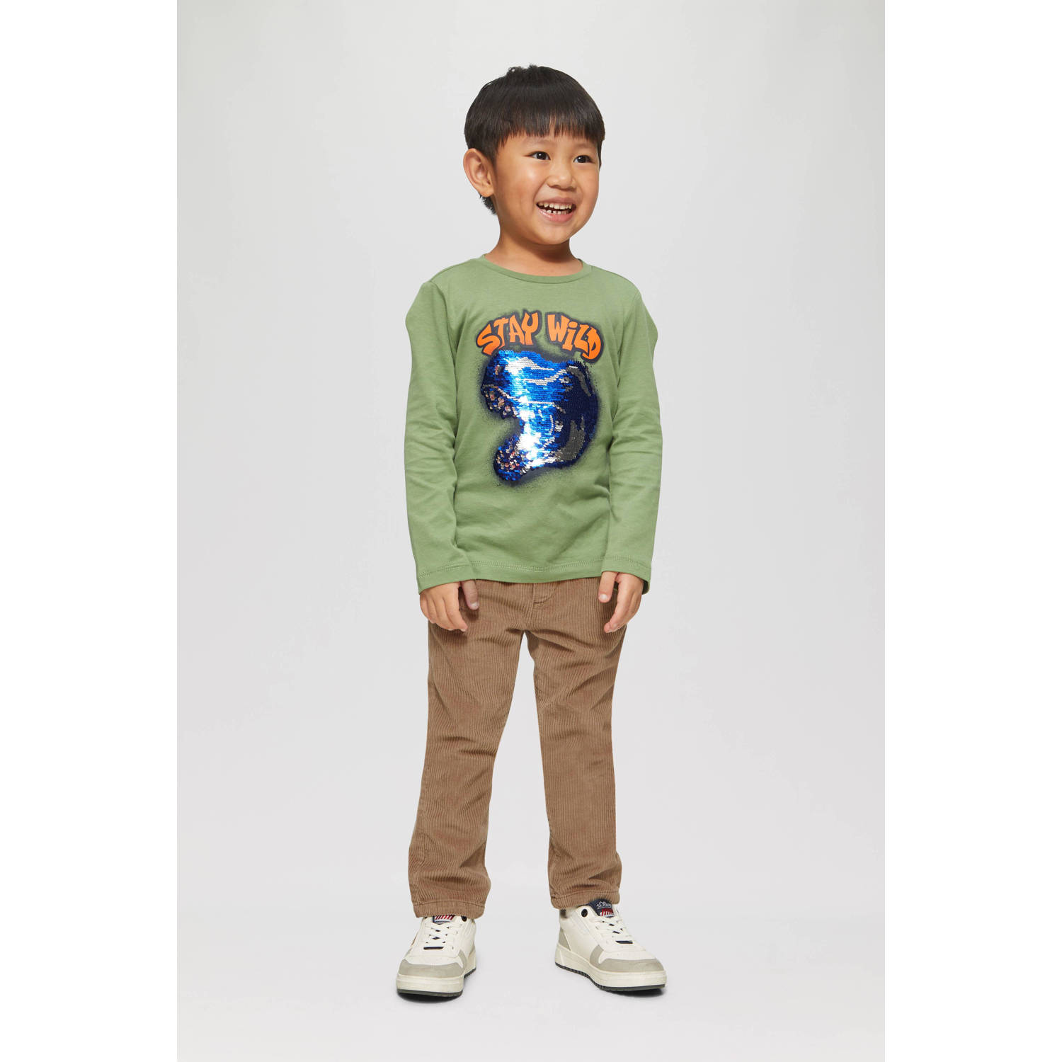 s.Oliver broek bruin