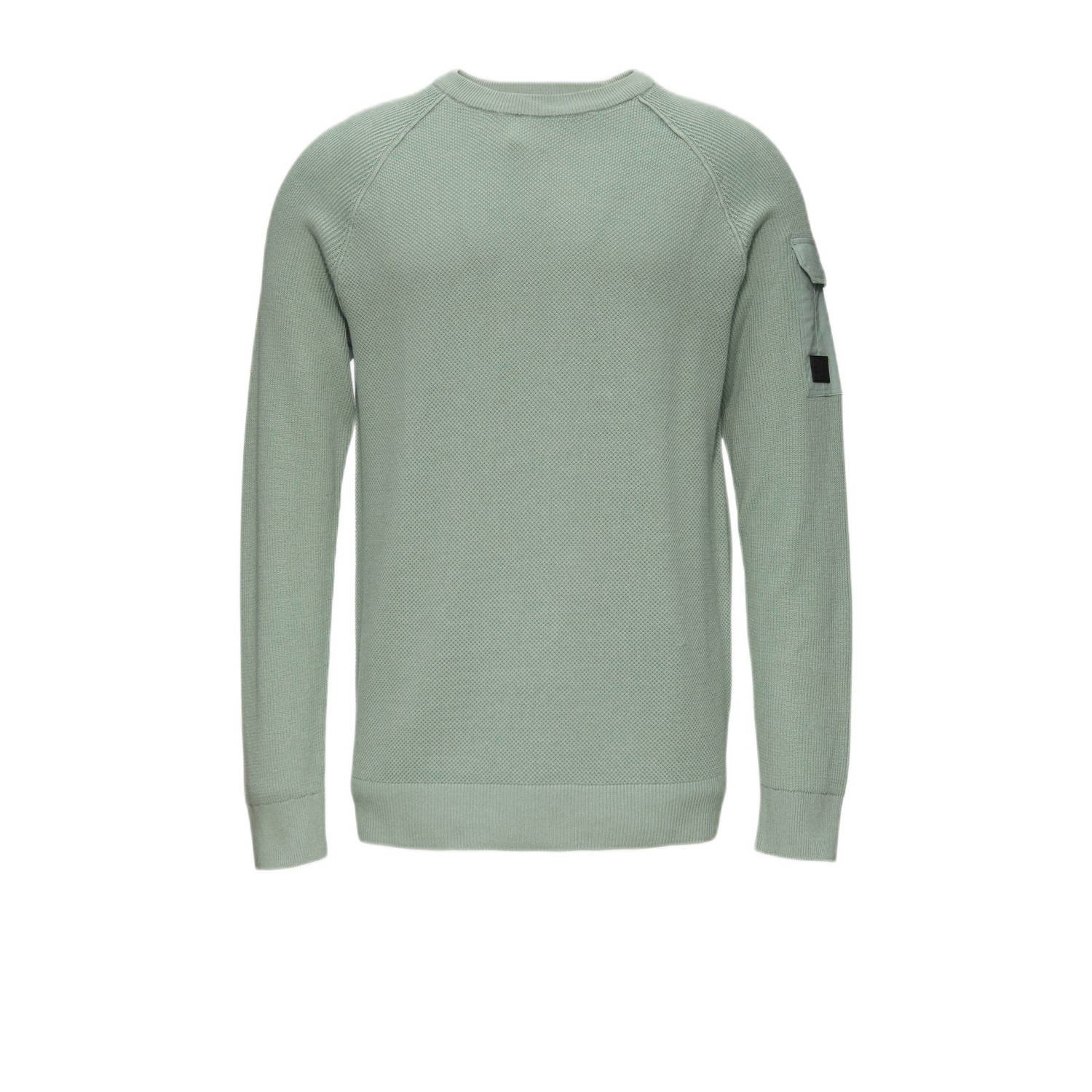 S.Oliver RED LABEL Regular fit gebreide pullover met raglanmouwen en structuurmix