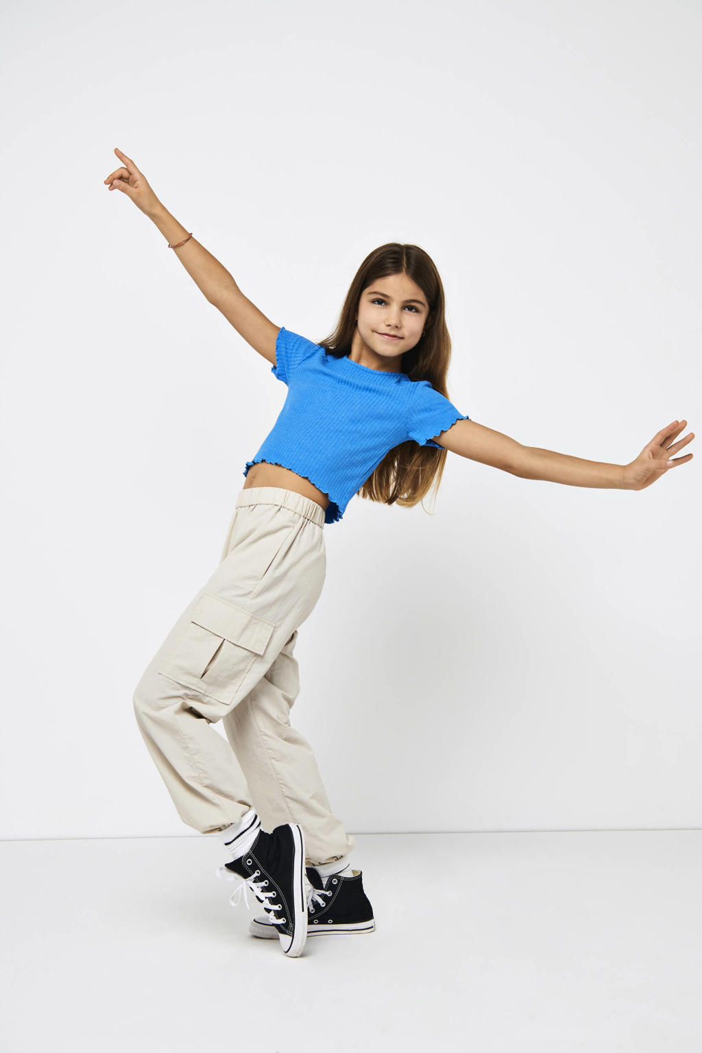 KIDS ONLY GIRL cargobroek KOGECHO beige
