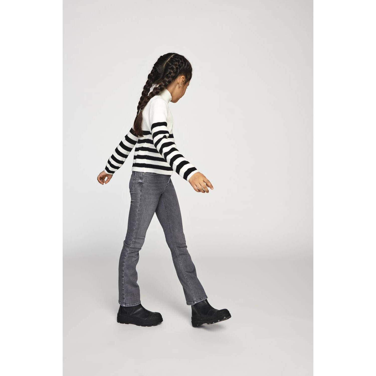 ONLY KIDS GIRL gebreide trui wit