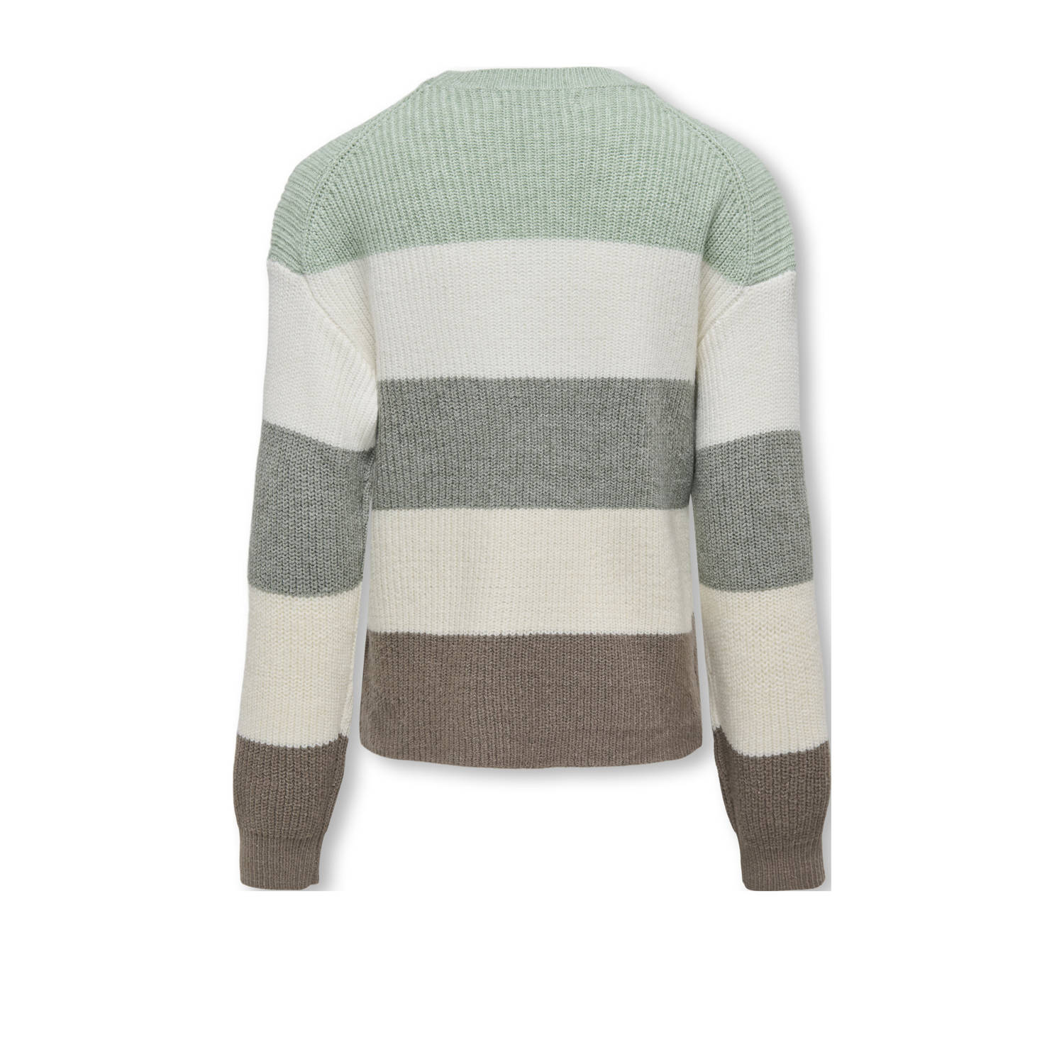 ONLY KIDS GIRL gebreide trui KOGSANDY groen bruin beige