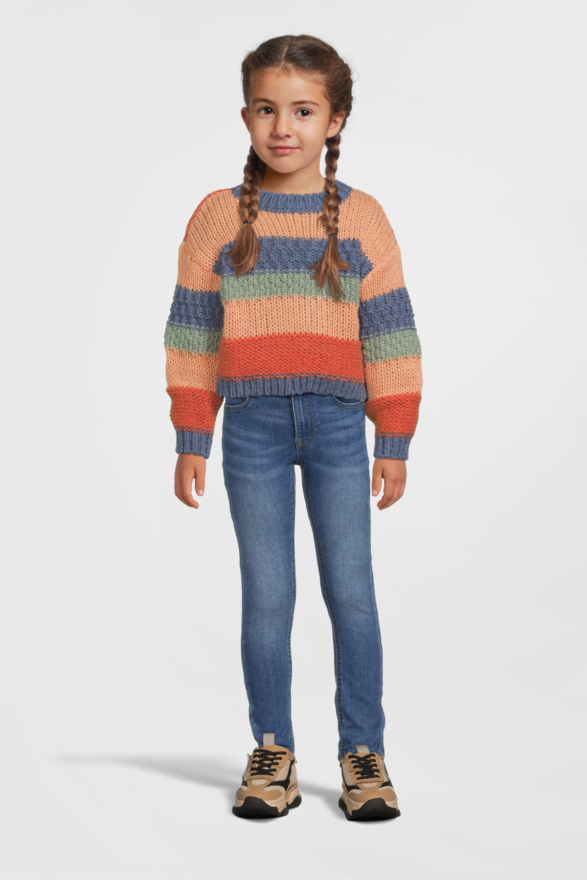 NAME IT KIDS gebreide trui blauw wehkamp