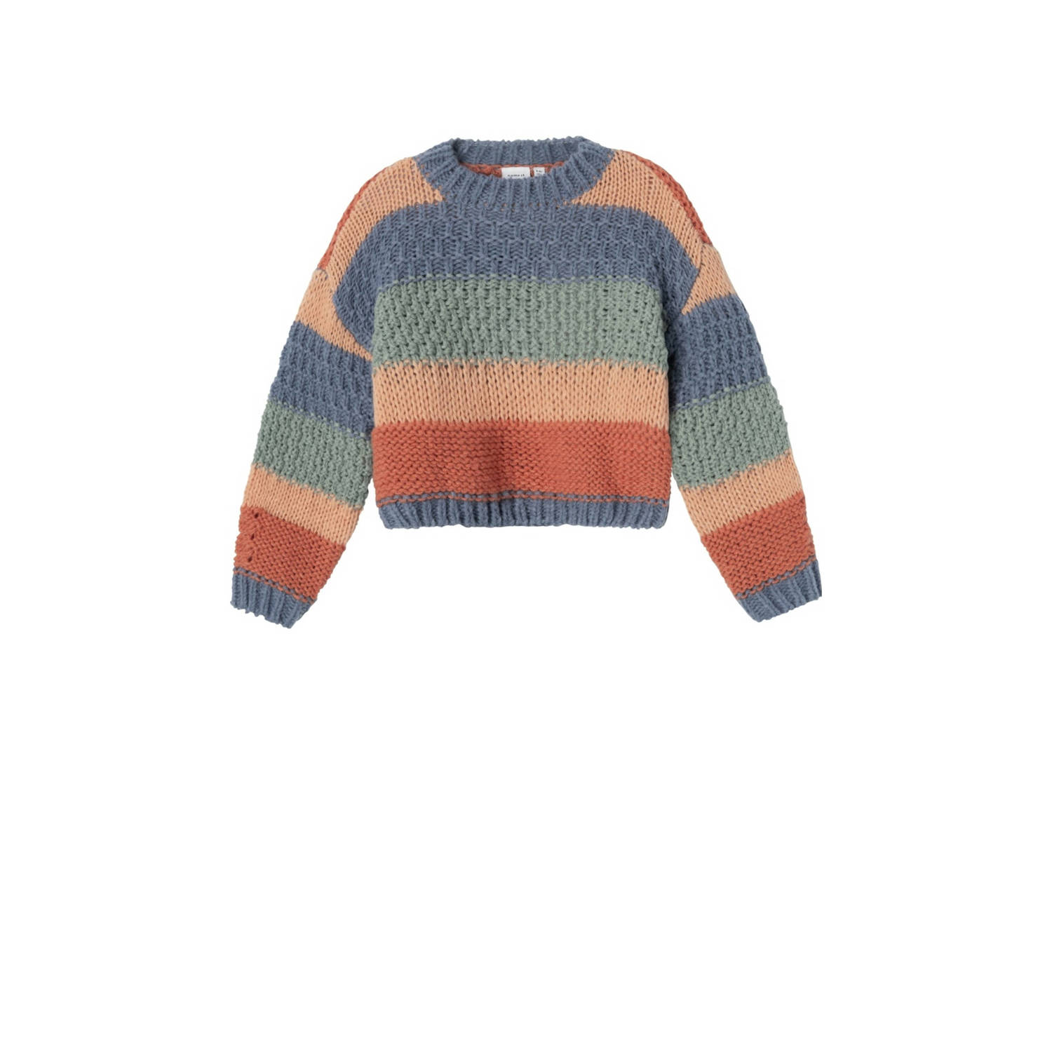 NAME IT KIDS gebreide trui blauw