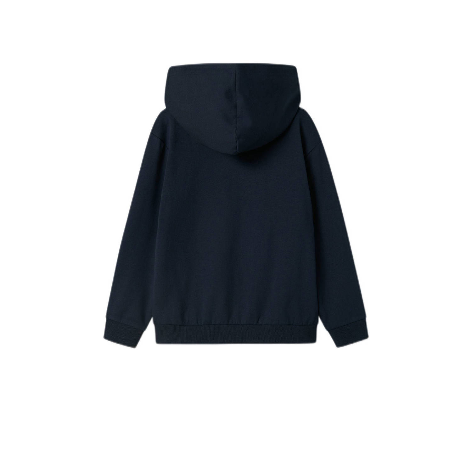 NAME IT KIDS hoodie NKMVUGO met printopdruk donkerblauw