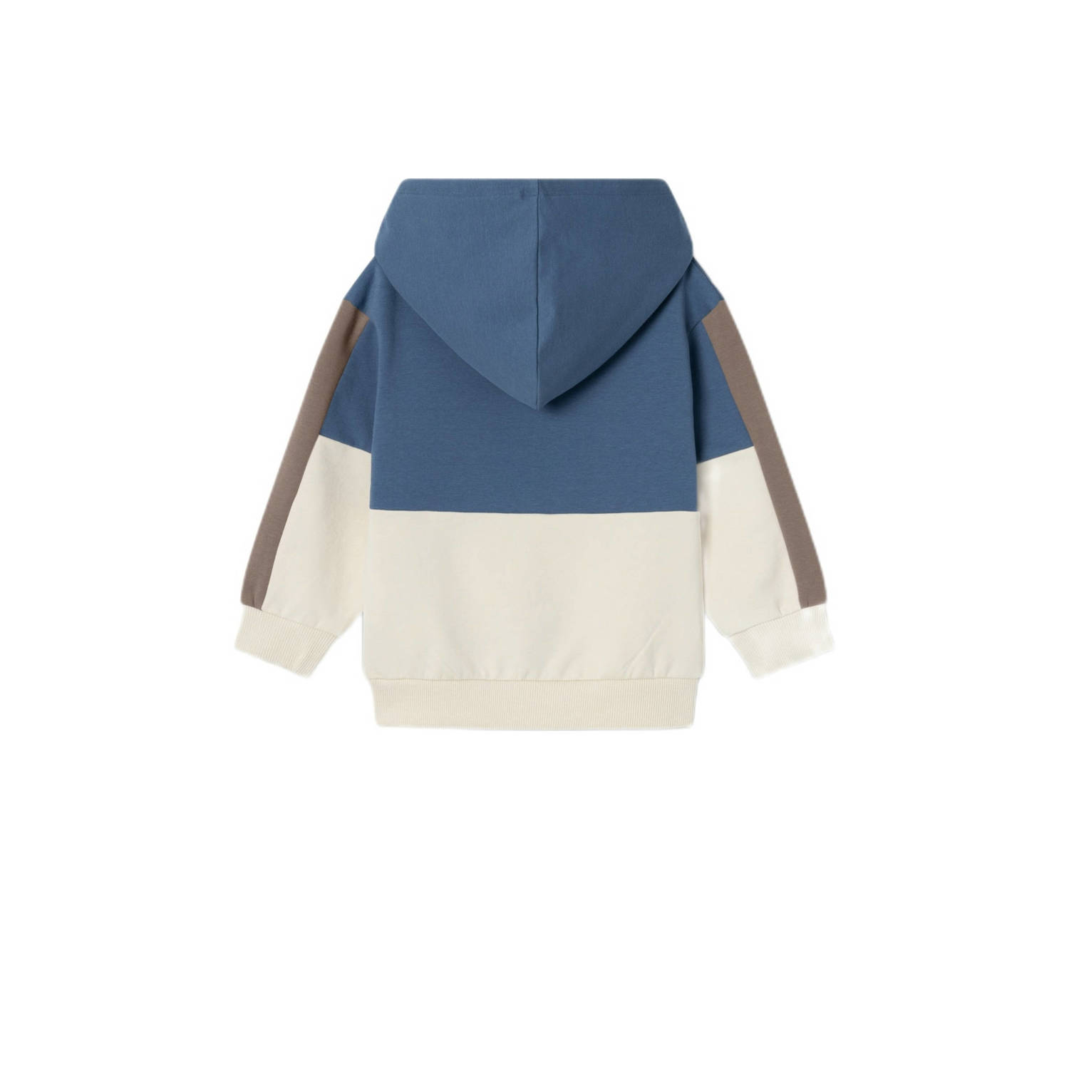 NAME IT MINI sweater NMMOALLER blauw ecru bruin