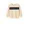NAME IT MINI sweater NMMVANCE met printopdruk lichtzand