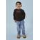 NAME IT MINI sweater NMMOBEAR met printopdruk donkerbruin