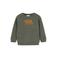 NAME IT MINI sweater NMMOBEAR met printopdruk groen
