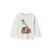 NAME IT MINI longsleeve NMMVICTOR met printopdruk ecru
