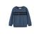NAME IT MINI sweater NMMVANCE met printopdruk blauw