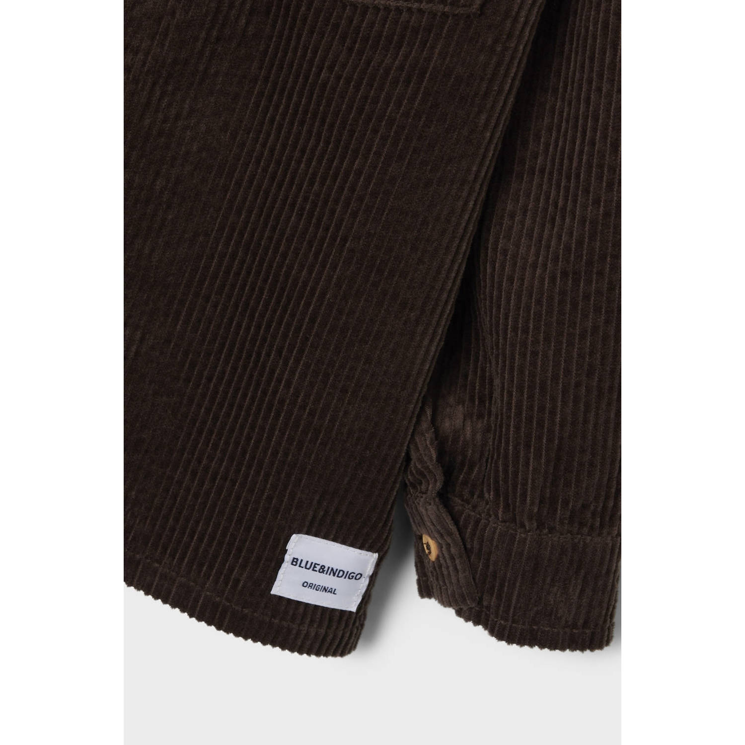 NAME IT MINI corduroy overshirt NMMNUSONNI donkerbruin