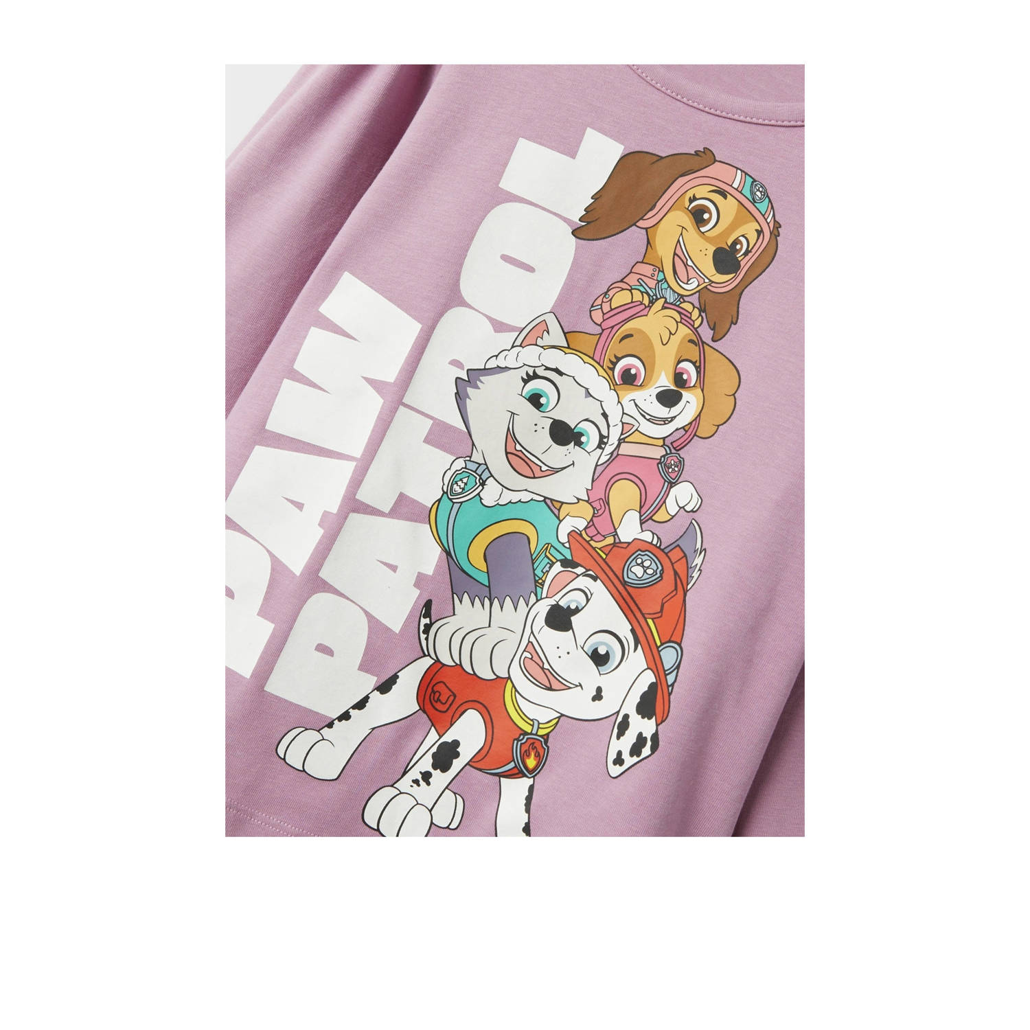 NAME IT MINI Paw Patrol pyjama met printopdruk lichtroze