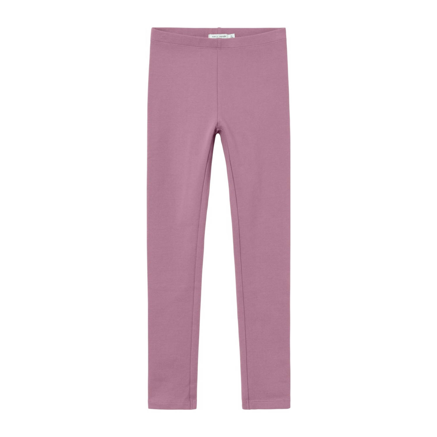 Name it KIDS gemêleerde legging NKFDAVINA Roze Meisjes Stretchkatoen Melée 164