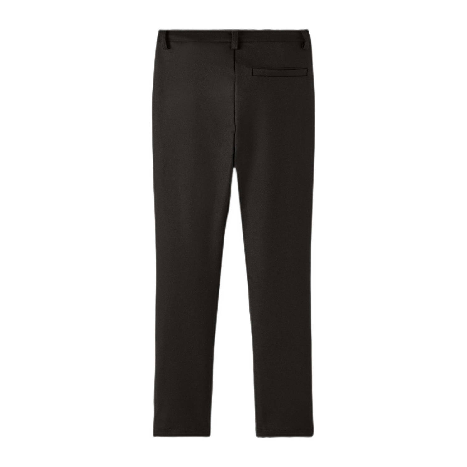 NAME IT KIDS tapered fit broek NKMRIRAMEL zwart