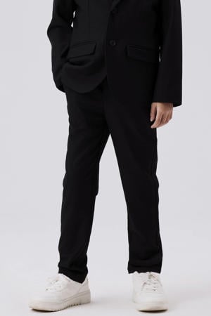 tapered fit broek NKMRIRAMEL zwart