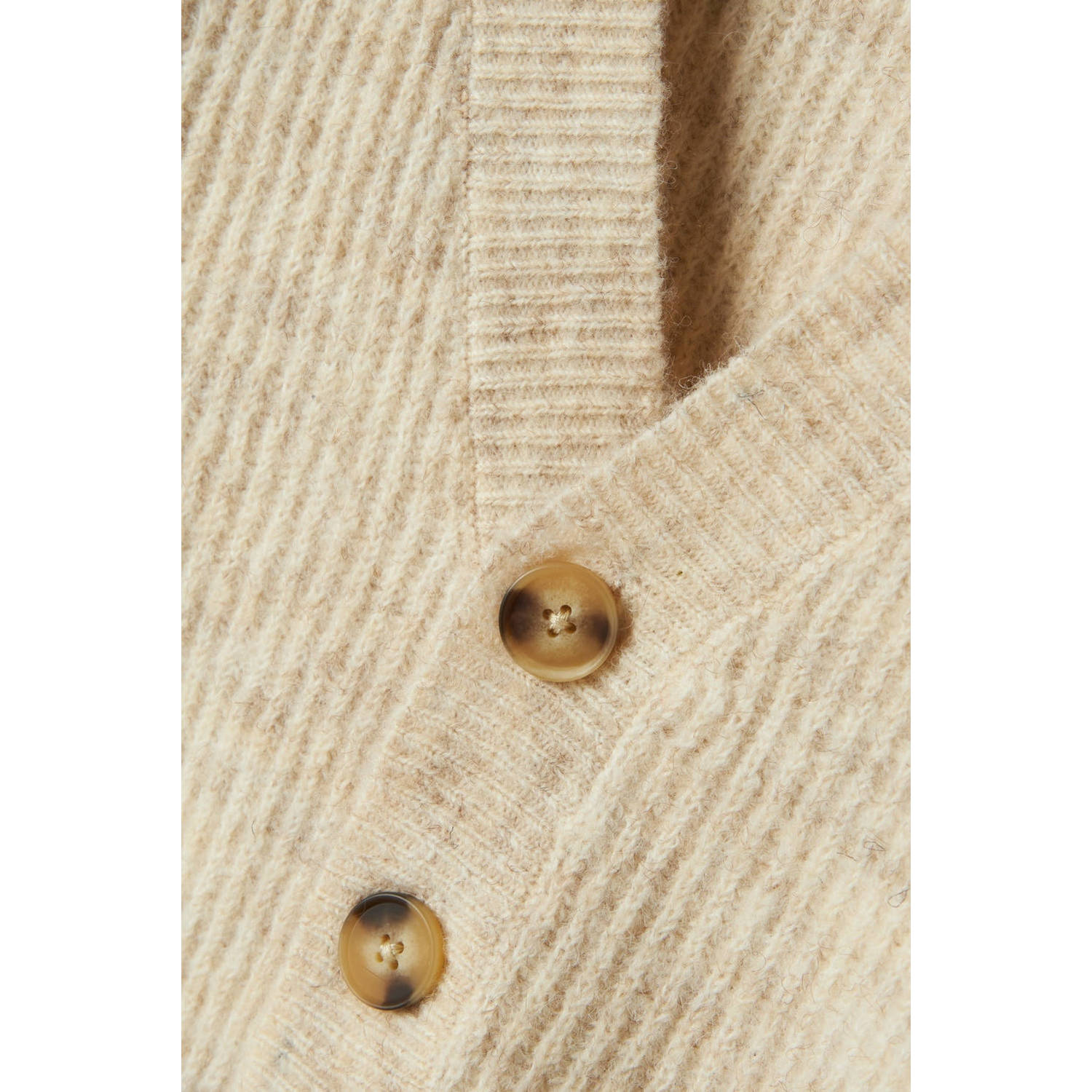 NAME IT KIDS gemêleerd vest NKFHOLLY beige