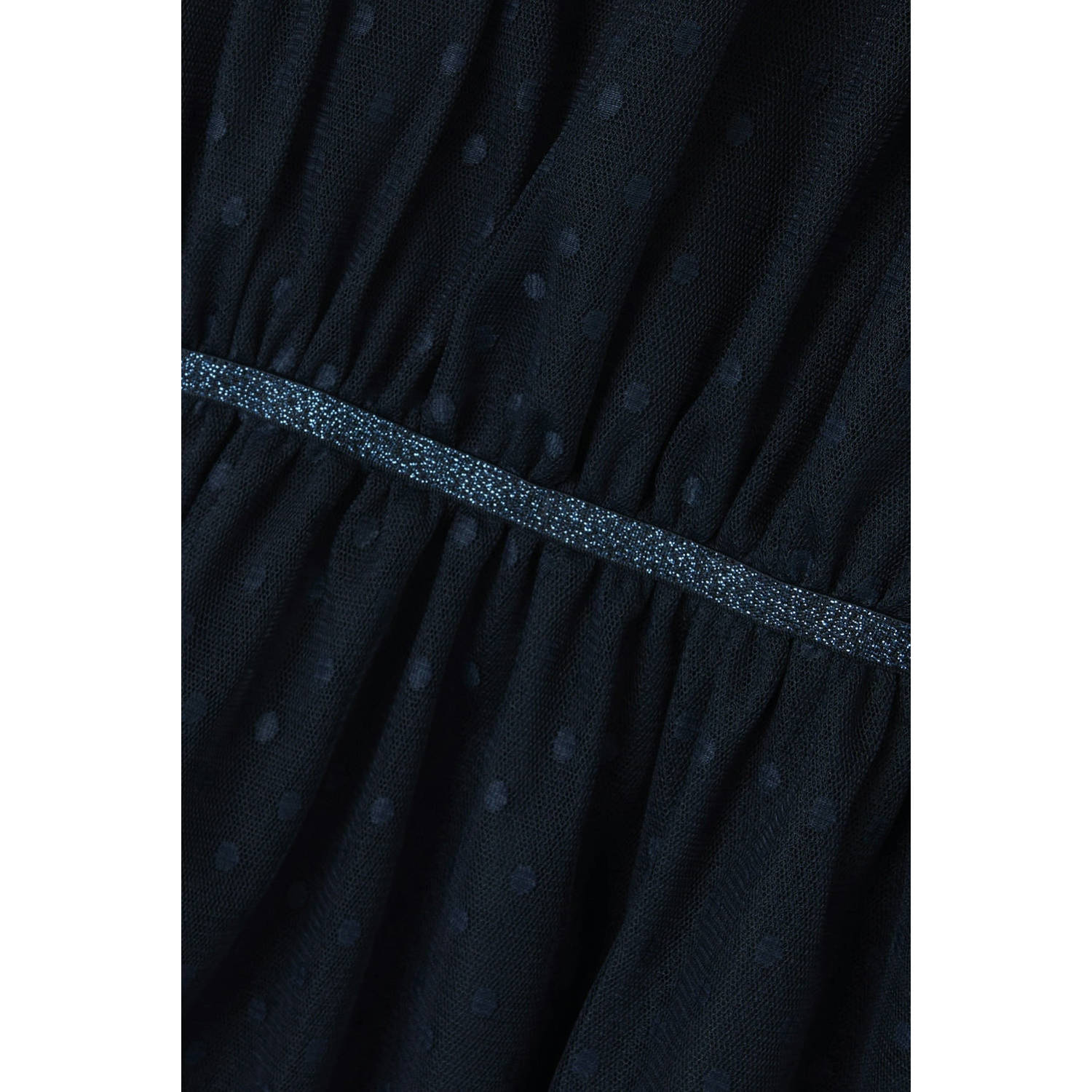 NAME IT KIDS semi-transparante jurk donkerblauw