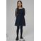 NAME IT KIDS semi-transparante jurk donkerblauw