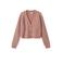 NAME IT KIDS gemêleerd vest NKFHOLLY oudroze