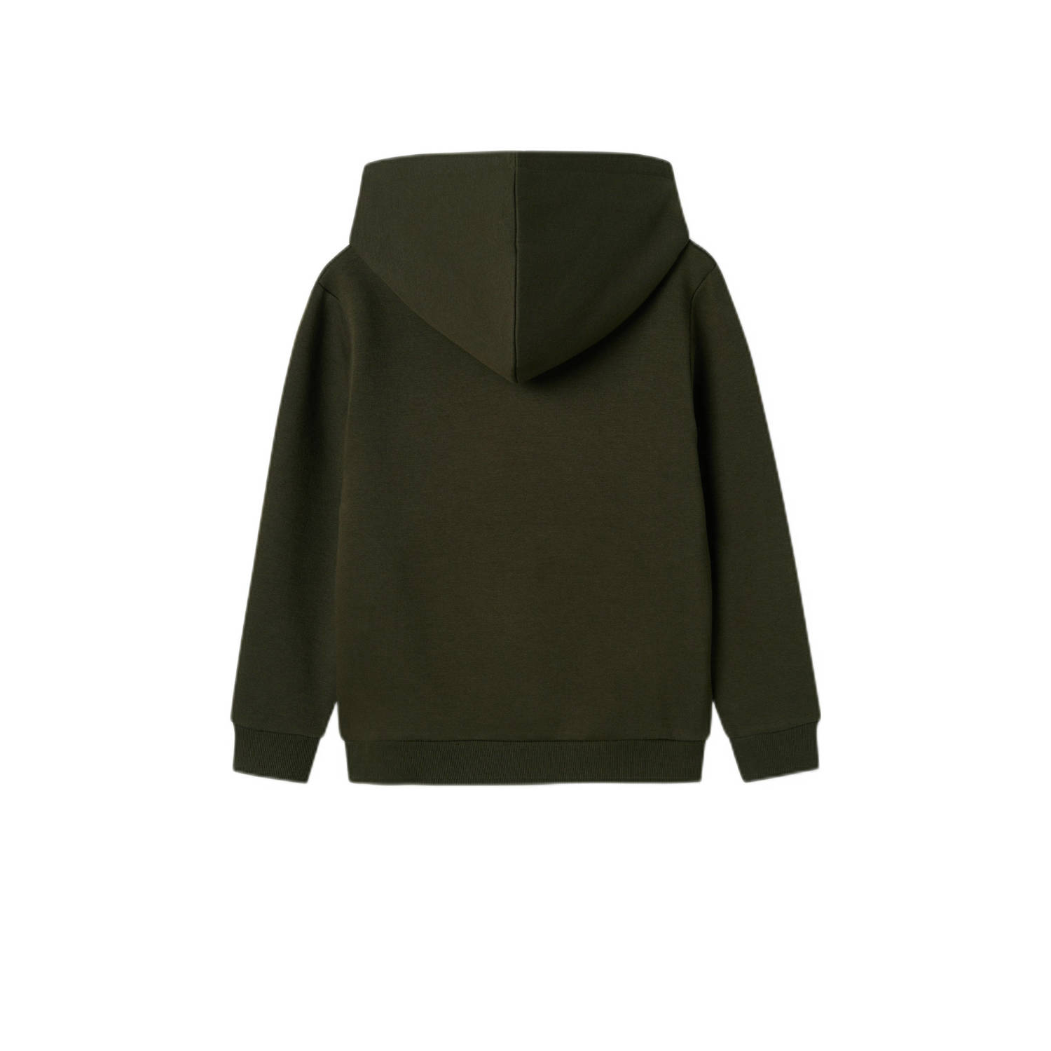 NAME IT KIDS hoodie met tekst groen