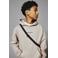 NAME IT KIDS hoodie met tekst beige