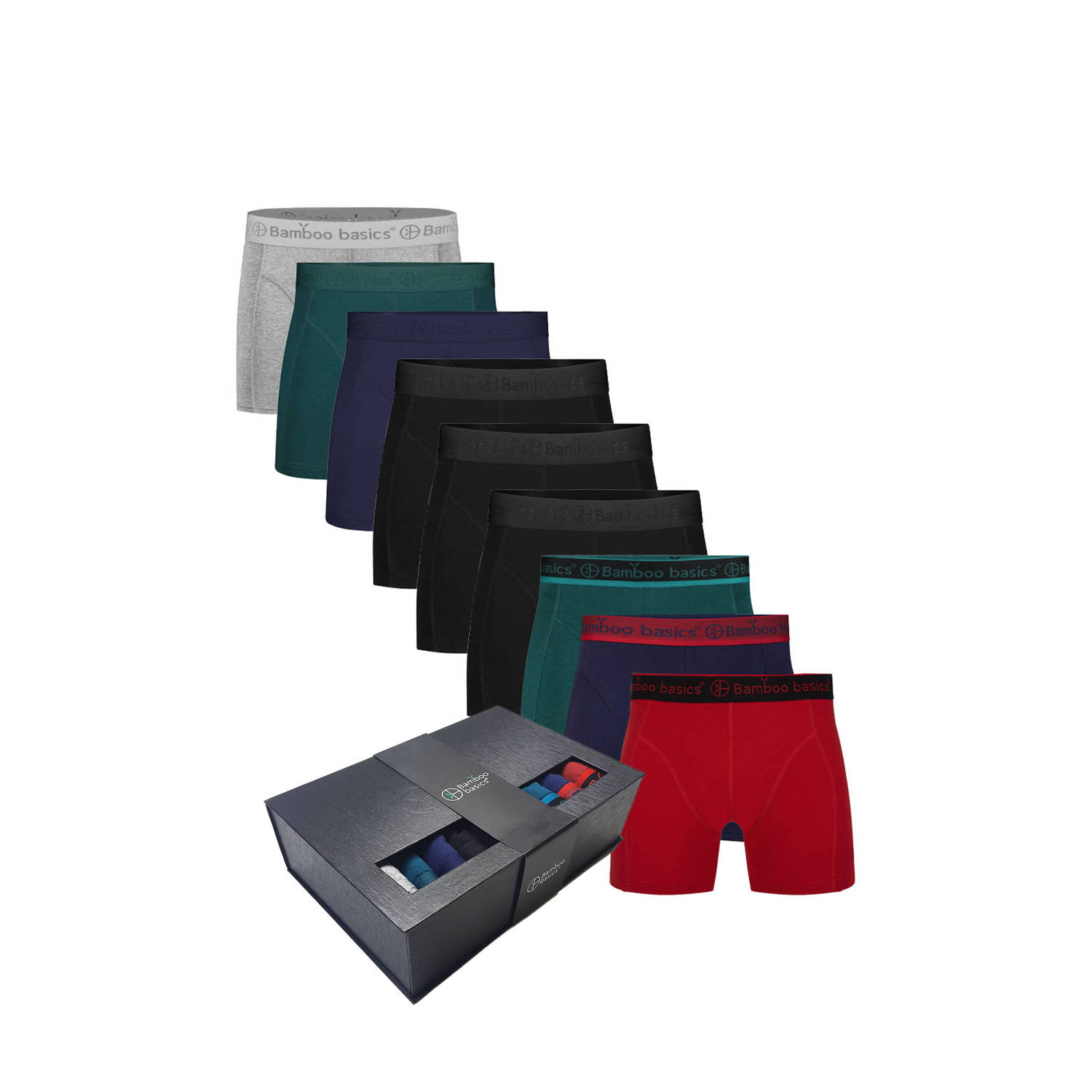 Bamboo Basics giftbox boxershort Rico (set van 9)